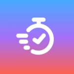 time management, time tracker android application logo